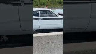 Plymouth Duster Drag Racing Burnout