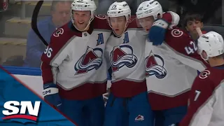 Avalanche's Bowen Byram, Nathan MacKinnon Strike 11 Seconds Apart vs. Islanders