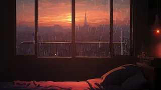 Best bedroom atmosphere for sleep  |  Study, relax, and reduce stress with the sound of rain | ASMR