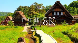 【Japan in 8K】Spectacular view of "Shirakawa-go" that you want to visit once in a lifetime