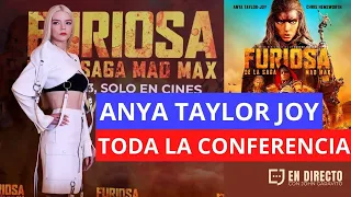 ANYA TAYLOR JOY presenta FURIOSA en México TODA LA CONFERENCIA