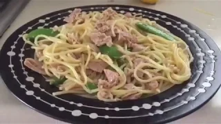 Lemon Tuna spaghetti