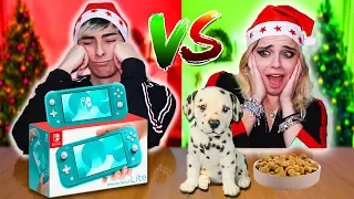 🎁REGALI DI NATALE COSTOSI VS REGALI DI NATALE ECONOMICO!! - CHALLENGE NATALE (GUCCI, APPLE ECC)