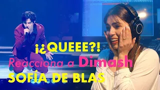 THREE VOICES IN ONE BODY! I DIDN'T THINK THT WAS POSSIBLE - SOFIA DE BLAS REACTS TO DIMASH