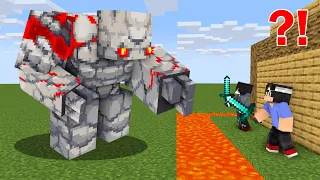 Redstone GOLEM VS Most Secure House | Minecraft