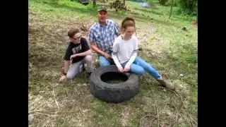 We Built A Tire Swing