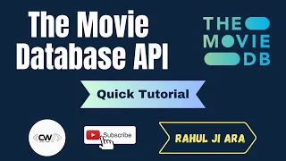 TMDB API Quick Tutorial In Hindi || CodeWord  || Rahul Ji Ara