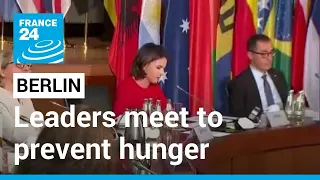 Food Security Conference in Berlin, leaders meet to prevent hunger • FRANCE 24 English