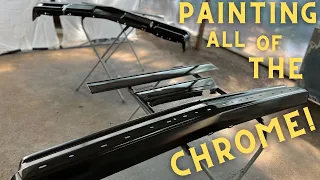 1989 Caprice Classic Build Ep. 11 Painting all of the chrome. #chromedelete