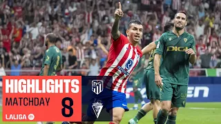 Highlights Atlético de Madrid vs Cádiz CF (3-2)