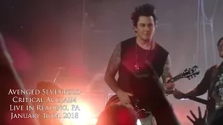 Avenged Sevenfold - Critical Acclaim (Live in Reading, PA 1-16-18)