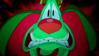 Looney Tunes Cartoons Season 6 episode 2 Tub-o-war clip / marvin gives K-9 a bath