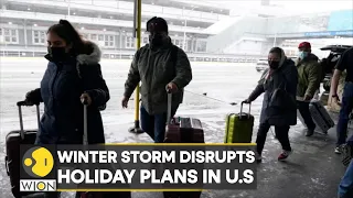 Extreme weather conditions disrupt holiday plans in U.S. | Harsh weather forces flight cancellations