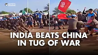 Indian Soldiers Beat Chinese Troops In Tug Of War | #india #china #unitednations #military