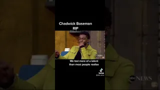 Chadwick Boseman singing for 3 minutes straight. Rest in power.