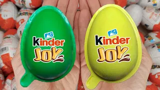 NEW!!! 300 Yummy Kinder Joy Surprise Egg Toys Opening A Lot Of Kinder Joy Chocolate ASMR #3983