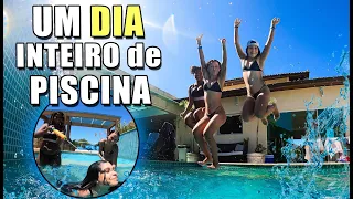 UM DIA INTEIRO DE PRAIA E PISCINA COM FAMÍLIA E AMIGOS!