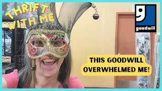 This Goodwill Overwhelmed Me - Thrift With Me  - Las Vegas Thrifting