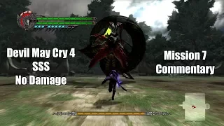 Devil May Cry 4 SE - Dante Must Die, No Damage SSS Rank - Mission 7 with Commentary