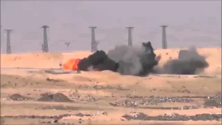 FGM 148 Javelin takes out moving ISIS car bomb