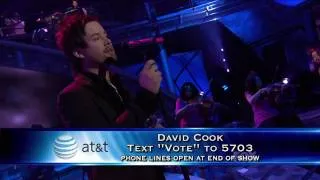 Top 3 Night - David Cook - I Don't Wanna Miss a Thing