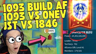 1093 BERHASIL DROP AF | KVK 1860 OneV 2345 vs 1093 | JST vs 1846 | Rise Of Kingdoms ROK Indonesia