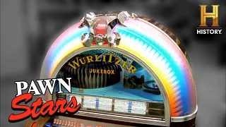 Pawn Stars: INTENSE Negotiation for Old-Fashioned Jukebox (Season 4)