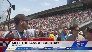 Fans celebrate Carb Day at IMS prior to Indy 500