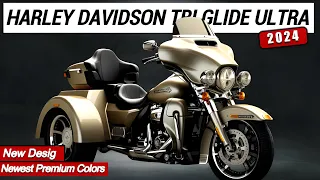 INCREDIBLE! 2024 Harley Davidson Tri Glide Ultra: New Desig, Newest Premium Colors!