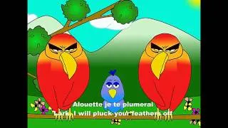 Alouette, gentille alouette - alain le lait (French body parts - for birds) - YouTube.mp4