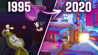 Evolution of Worms Games