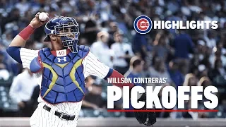 Best Pickoffs by Cubs Catcher Willson Contreras