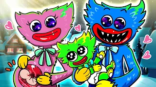 Huggy Wuggy & Kissy Missy Have a Baby👶💕 - Poppy Playtime Animation Compilation[Sad Story]| SLIME CAT