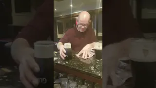 Guinness bar trick