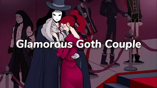 Glamorous Goth Couple