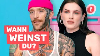 Wann hast DU das letzte Mal geweint?! #100Menschen1Frage I Auf Klo