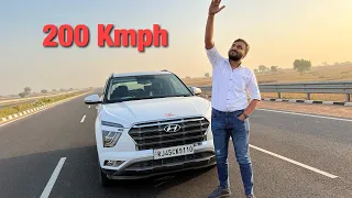 बस उड़ना बाकी था.. Hyundai Creta Top SPEED TEST