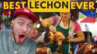 WE DANCE WITH FILIPINOS IN THE LECHON MARKET ! 🇵🇭