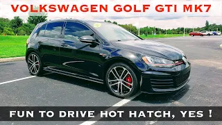 Volkswagen Golf GTI DSG Mk7 2017 - POV Test Drive & Review -  First Time In A GTI & APR Tuned !