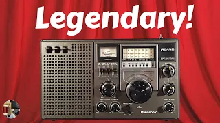 Classic Panasonic RF-2200 AM FM Shortwave Portable Radio Review
