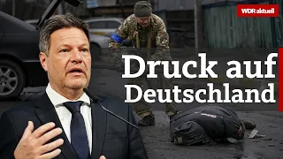 Hunderte getötete Zivilisten in Butscha - Druck auf Deutschland steigt | WDR Aktuelle Stunde