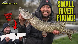RICH WILBY GOES SMALL RIVER PIKE FISHING WITH DEADBAITS