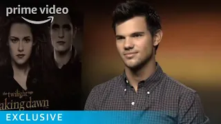 The Twilight Saga: Breaking Dawn - Part 2 Taylor Lautner Interview | Prime Video