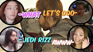 Streamers Reactions To Merrin Kissing Cal Jedi Survivor