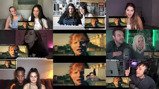 Reaction mashup | Ed Sheeran - Bad Habits [Official Video]