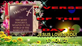 🙏⛪🌹VERSE OF THE DAY HD - 17 NOV.'21 - JESUS LOVES YOU! AMBIENT NATURE & BEAUTIFUL MUSIC/SOUNDS (NCM)