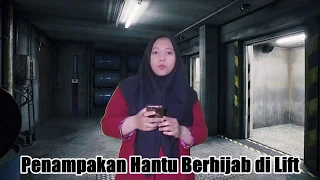 geger penampakan Hantu perempuan Berhijab di Lift, Ternyata!!