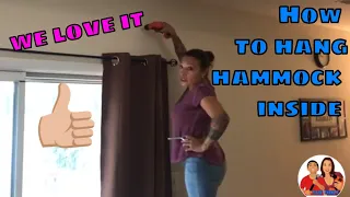 How to hang a hammock inside | Hanging a hammock indoors | Hamaca