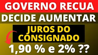 🔴 GOVERNO DECIDE - VAI AUMENTAR TAXA DE JUROS DO CONSIGNADO INSS - ANIELI EXPLICA