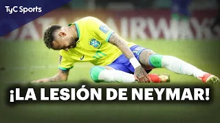 LA DURA LESIÓN DE NEYMAR EN LA DERROTA DE BRASIL ANTE URUGUAY 🔥 Eliminatorias Sudamericanas